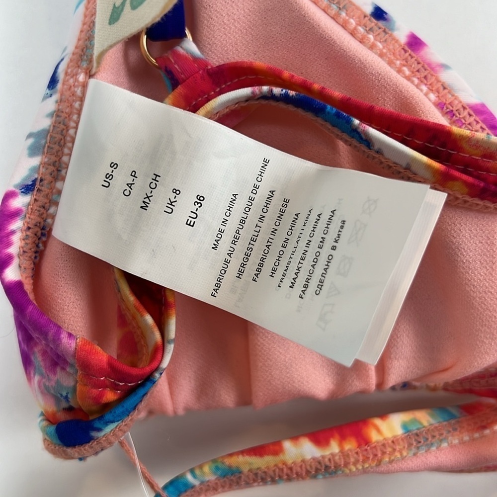 NWT Hobie Bikini Small Multi Color Wrap Around Tie - Picture 9 of 11
